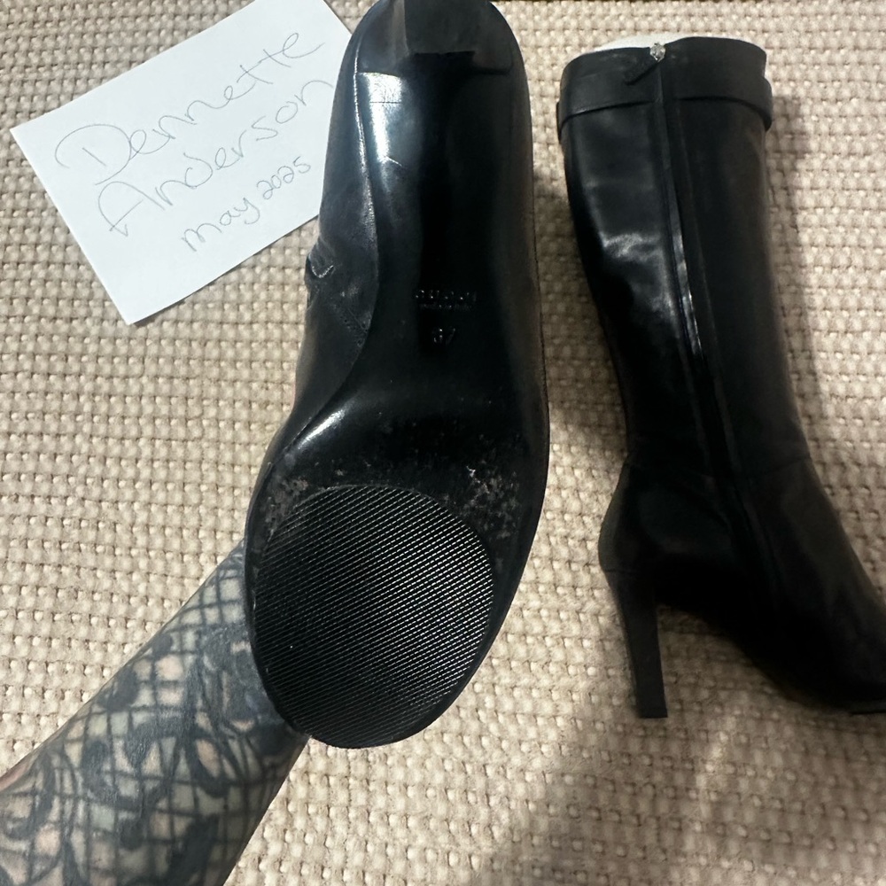 Gucci Black Leather Knee-boot - Picture 5 of 7